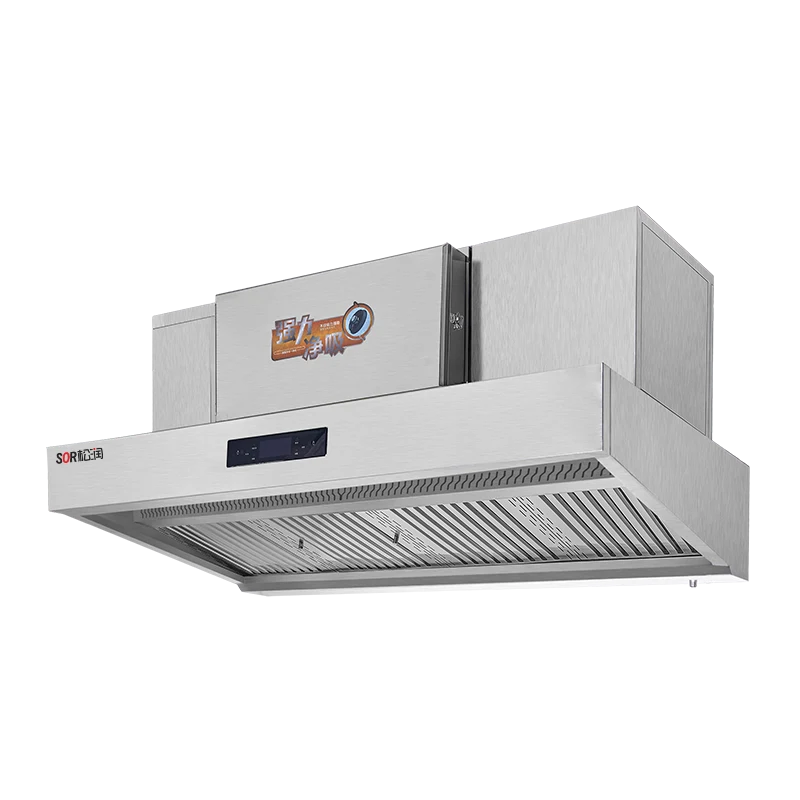 Integrated Fume Purification Unit 2 m for heavy-smoke wok stations