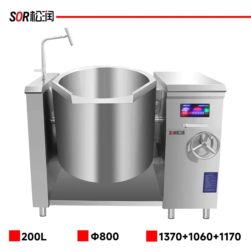 Electric Tilting Stockpot Range, 800 mm, 200 L