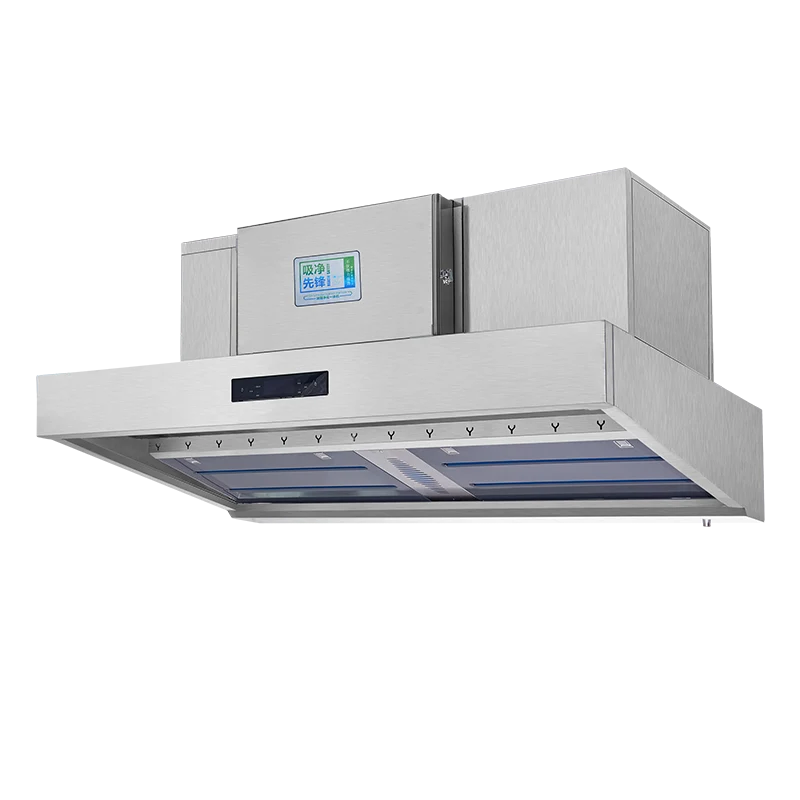 open-kitchen V-type ventilation hood