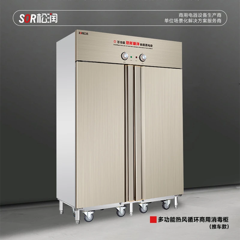 Five-Tier Double-Door High-Temperature Hot-Air Circulation Sterilizing Cabinet, 650 L