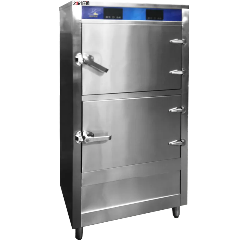 Dual-Control Computer-Controlled Rice Steaming Cabinet, 6 Tray, 4.5 kW x 2
