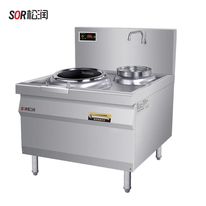 Single-Head Rear-Deck Stir-Fry Range, 380 V, 6 KW