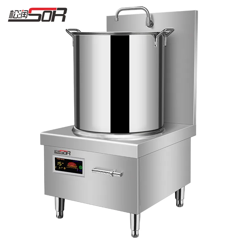 Single-Head Electric Low-Profile Stockpot Range, 15 kW